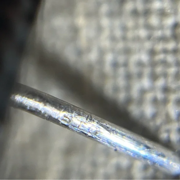 Vintage Native American Black Onyx Sterling Silver Stud Earrings - Marked STG - Picture 4 of 5